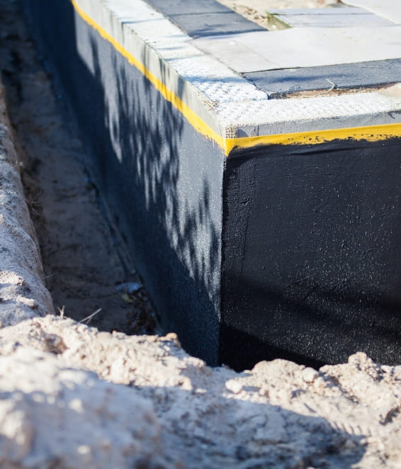 waterproofing of the house foundation