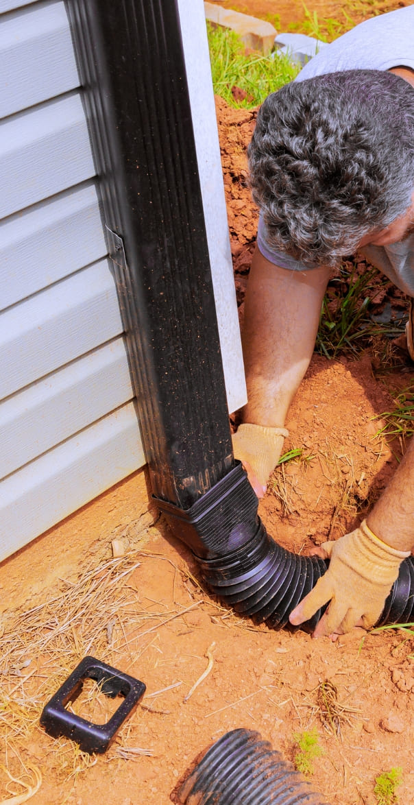 flexible gutter extension drainage pipe connector downspout installation